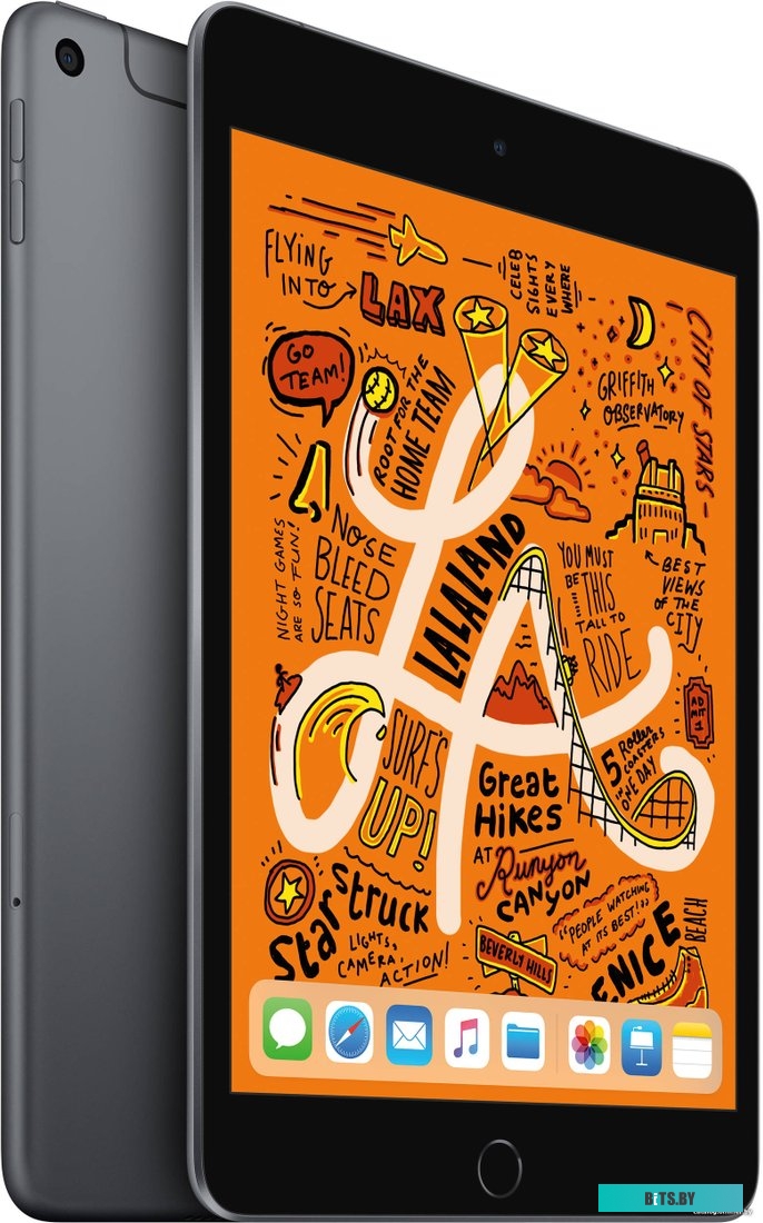 Планшет Apple iPad mini 256Gb Wi-Fi+Cellular Space Gray (MUXC2HN/A)