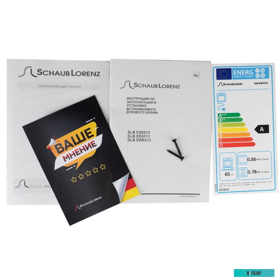 SLB EW6313 Духовой шкаф SCHAUB LORENZ SLB EW6313,  белый