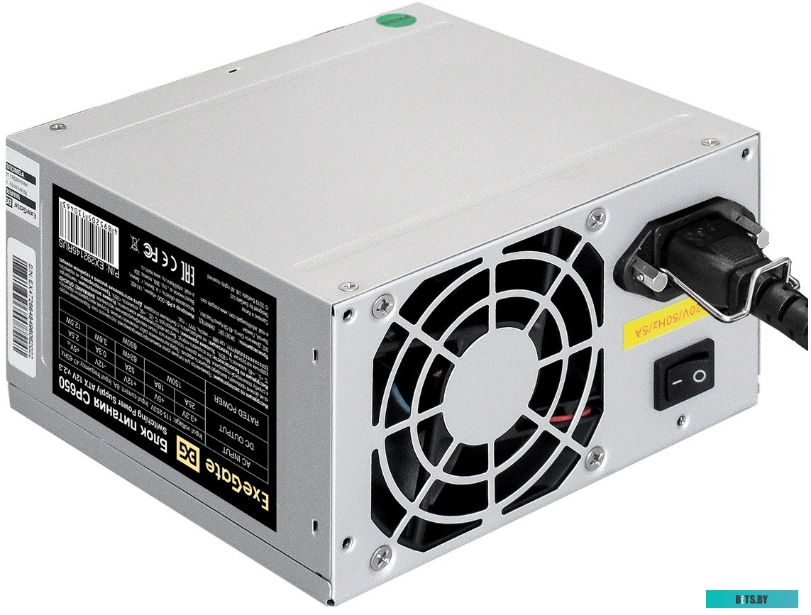 EX292245RUS-S Блок питания 850W ExeGate 850NPXE (ATX, PPFC, SC, 12cm fan, 24pin, 2x(4+4)pin, 2xPCI-E, 5xSATA, 3xIDE, black, кабель 220V с защитой от в