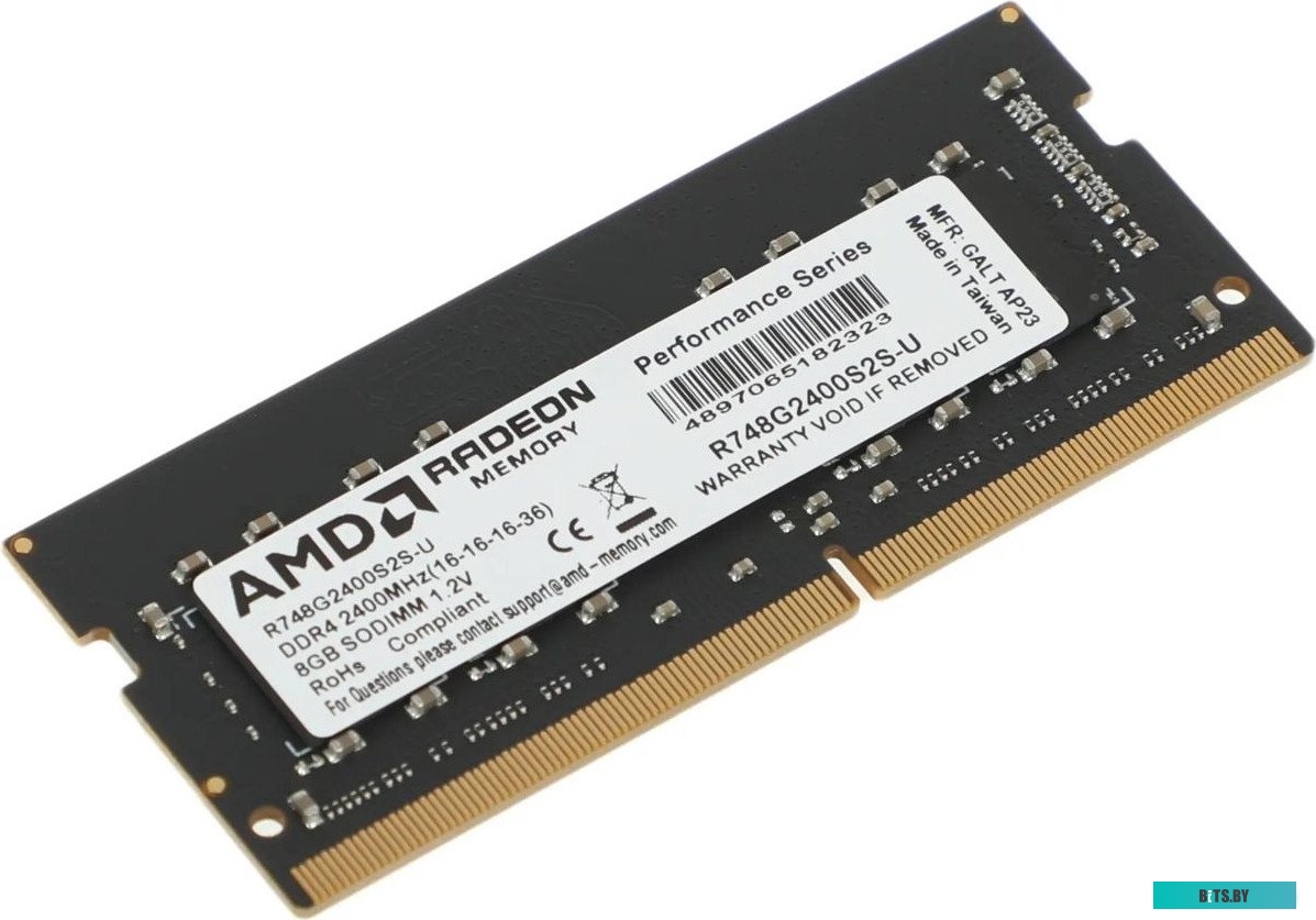 AMD Radeon R7 Performance 8GB DDR4 SODIMM PC4-19200 R748G2400S2S-U