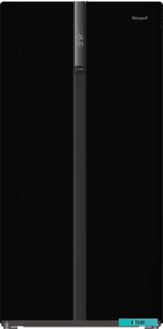 WSBS500InverterNoFrostBlackGlass Weissgauff WSBS 500 Inverter NoFrost Black Glass