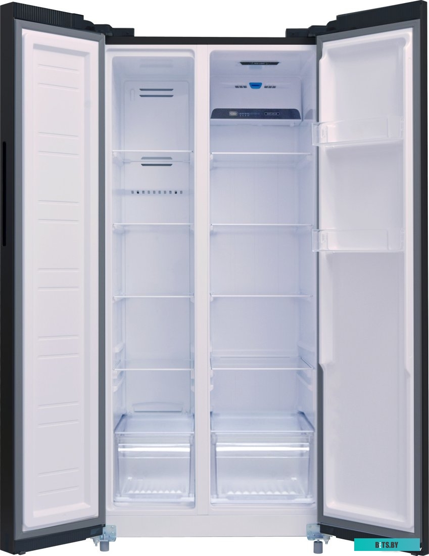 WSBS500InverterNoFrostBlackGlass Weissgauff WSBS 500 Inverter NoFrost Black Glass