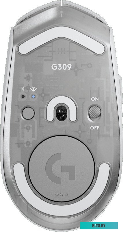 Мышь беспроводная Logitech G309 Lightspeed белый, 25600 dpi, радиоканал, Bluetooth, USB, кнопки - 6 910-007207