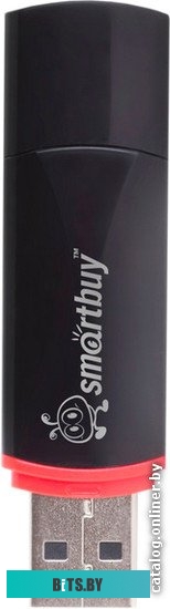 USB накопитель (Флешка) Smart Buy Crown Black 64GB (SB64GBCRW-K)