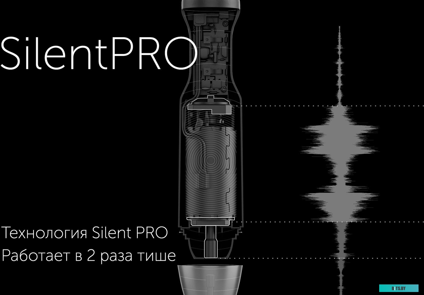 PHB 1583L Блендер POLARIS PHB 1583L Silent,  погружной,  серебристый