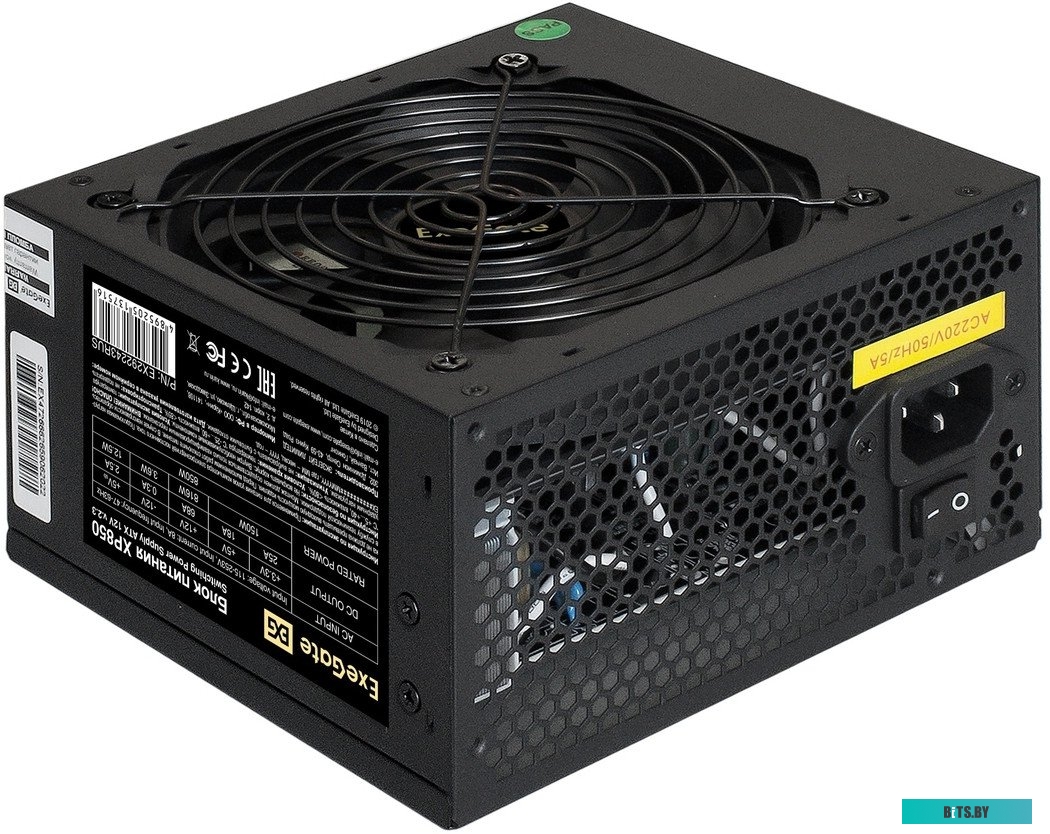 Вентилятор 12В DC ExeGate ExtraSilent ES12025B3P (120x120x25 мм, 2-Ball (двойной шарикоподшипник), 3pin, 1850RPM, 30dBA) <EX295243RUS> EX295243RUS