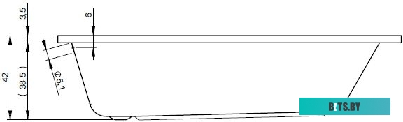 B-B310P Холодильный шкаф-витрина Б-Б310P БИРЮСА