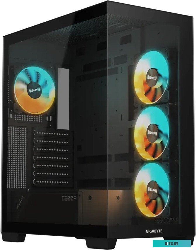 Корпус Gigabyte GB-C500PI ST белый без БП ATX 3x120mm 6x140mm 2xUSB3.0 1xUSB3.1 audio bott PSU 28300-C500W-1CKR