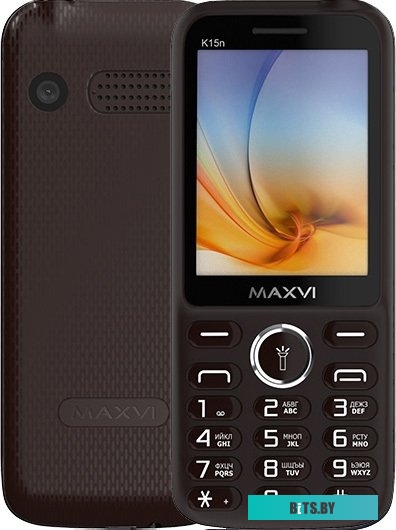 Мобильный телефон Maxvi K15n (коричневый)
