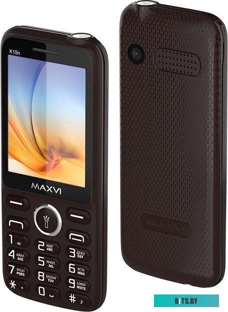 Мобильный телефон Maxvi K15n (коричневый)