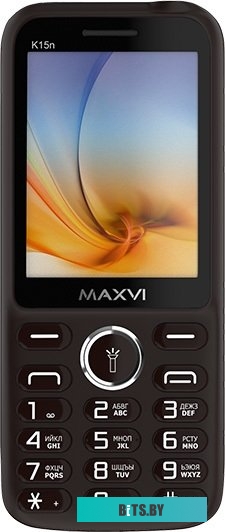 Мобильный телефон Maxvi K15n (коричневый)