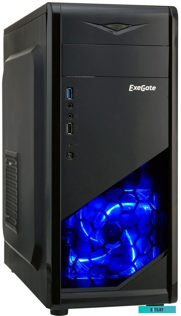 Блок питания 400W ExeGate UN400, ATX, PC, 12cm fan, 24p+4p, 3*SATA, 2*IDE, FDD + кабель 220V в комплекте EX284683RUS