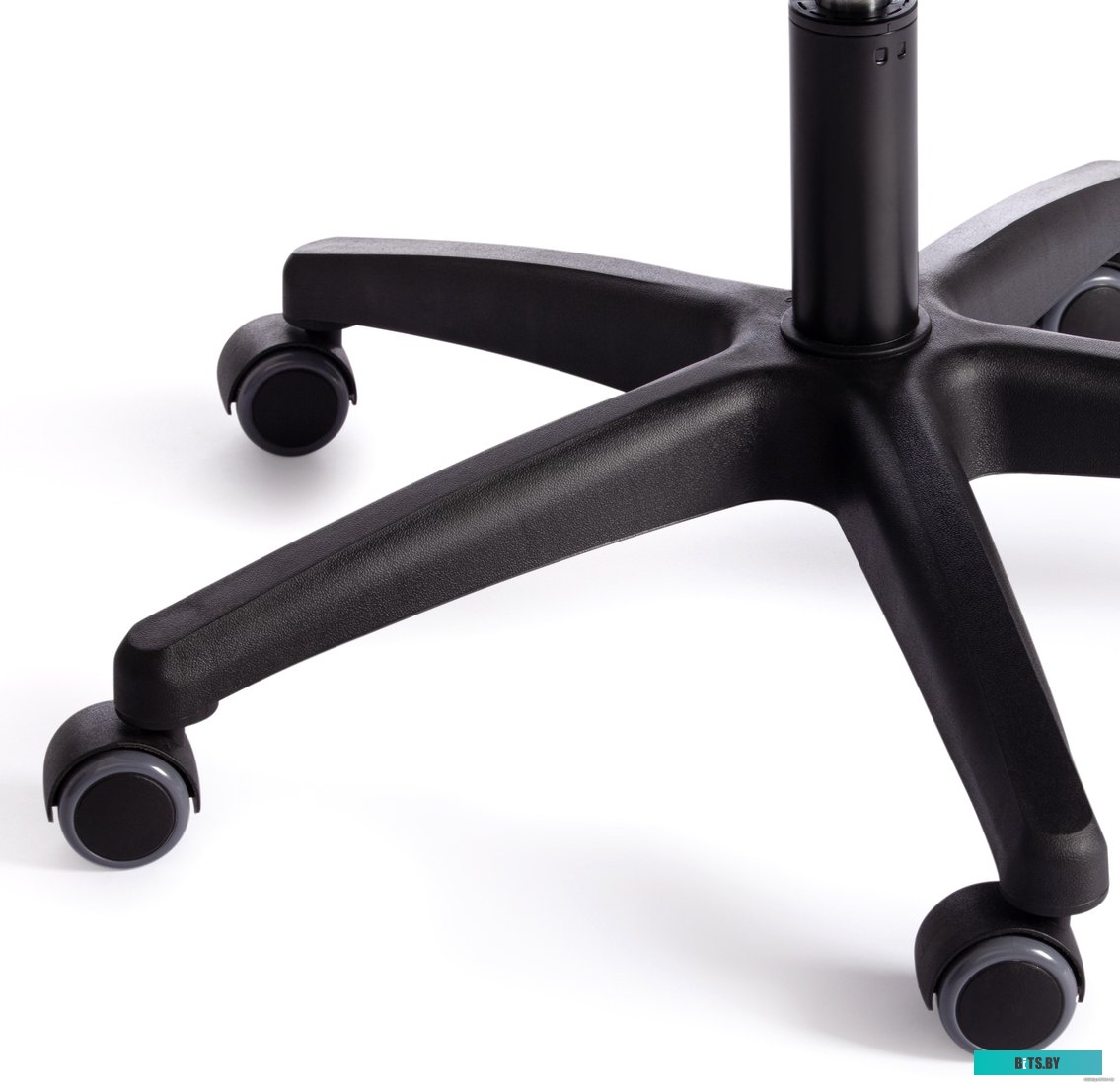 TetChair Driver (иск. кожа/ткань, черный/черный)