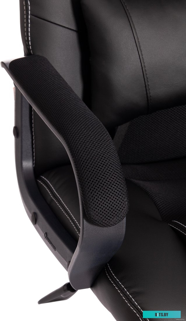TetChair Driver (иск. кожа/ткань, черный/черный)