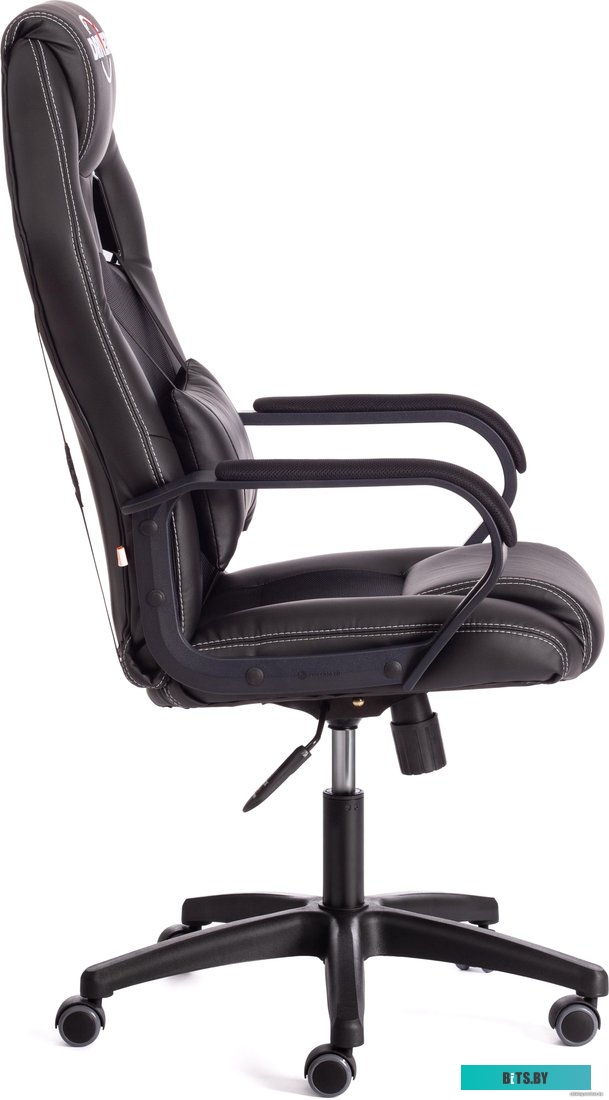 TetChair Driver (иск. кожа/ткань, черный/черный)