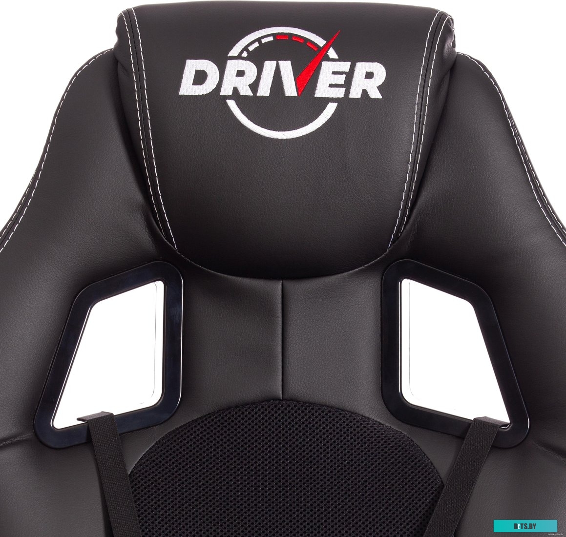TetChair Driver (иск. кожа/ткань, черный/черный)