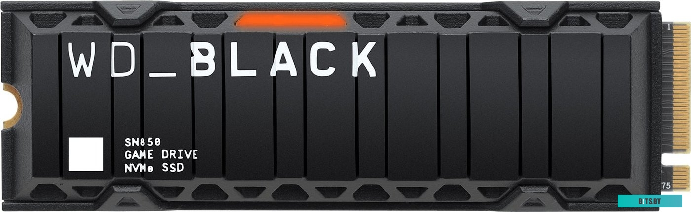 SSD Накопитель WD Black SN850 NVMe Heatsink 500GB WDS500G1XHE <WDS500G1XHE-00AFY0>