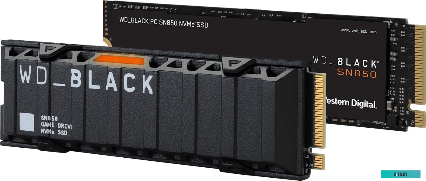 SSD Накопитель WD Black SN850 NVMe Heatsink 500GB WDS500G1XHE <WDS500G1XHE-00AFY0>