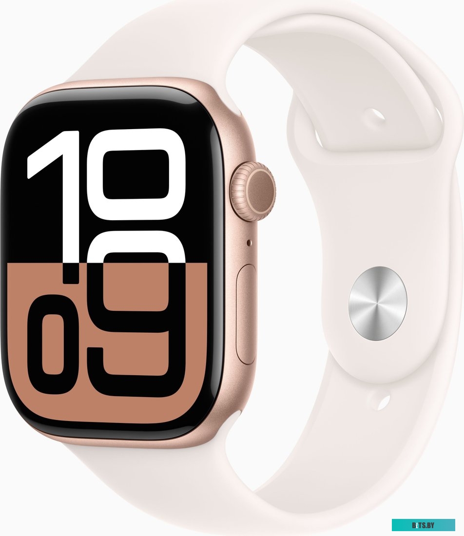 Часы Apple Watch S10 46mm Rose Gold Aluminium Case/LB SB S/M MWWT3ZP/A A2999 195949572456 MWWT3ZP/A