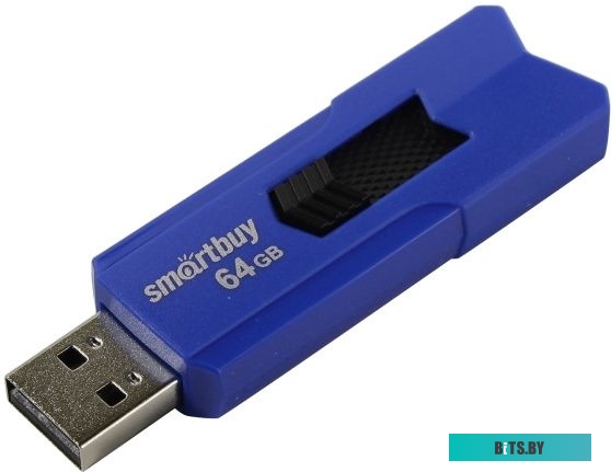 USB накопитель (Флешка) Smart Buy Stream 64GB (синий) <SB64GBST-B>