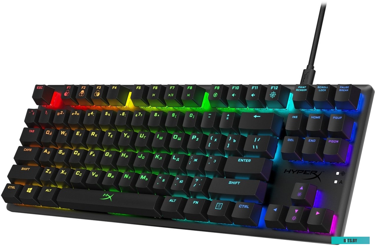 4P5P3AA#ABA Клавиатура HyperX Alloy Origins Core механическая черный USB for gamer LED (4P5P3AA#ABA)