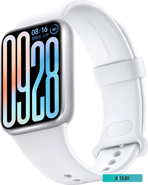 BHR8715GL Xiaomi Smart Band 9 Pro M2401B1 (серебристый, с белым силиконовым ремешком, международная версия)