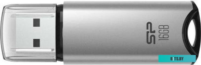 USB накопитель (Флешка) Silicon Power Marvel M02 16GB (серебристый) <SP016GBUF3M02V1S>