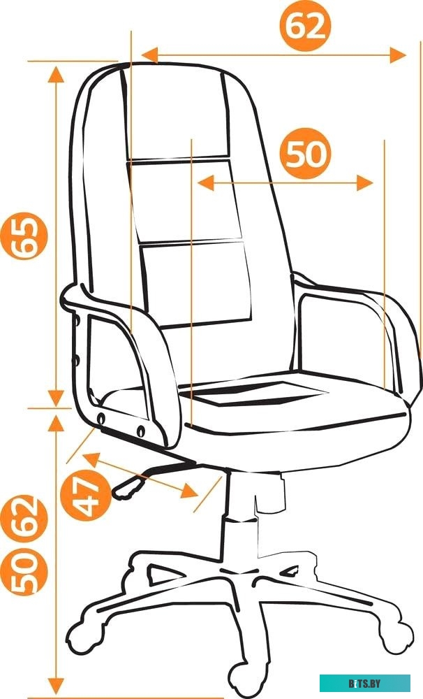 TetChair СН-747 (ткань, черный 2603)