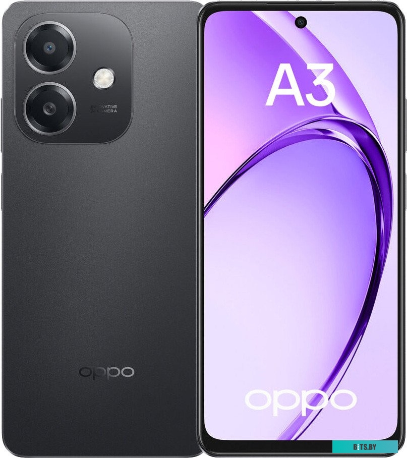 Смартфон OPPO A3 CPH2669 6+256 GB Мерцающий черный CPH2669 Black 6+256