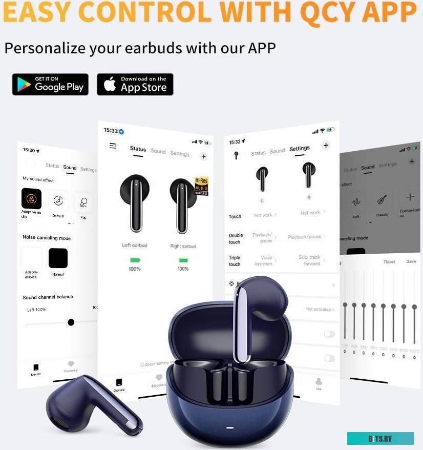 QCY AilyBuds Pro (темно-синий)