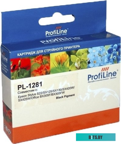 Картридж PL-C13T12854010 для принтеров Epson E128BCMY (C13T12844011) для Stylus S22/SX125/SX130/SX230 Color ProfiLine PL-C13T12854010