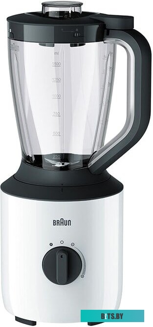 JB3100WH Блендер стационарный Braun JB3100WH 800Вт белый/черный