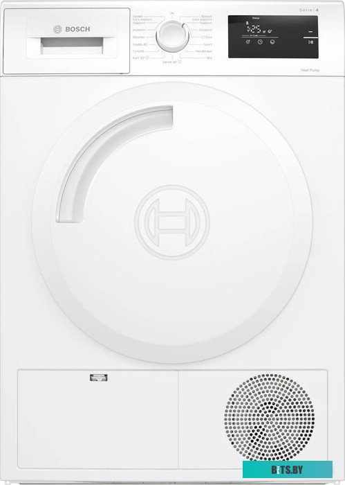WTH830L5SN Сушильная машина Bosch WTH830L5SN пан.англ. кл.энер.:A+ макс.загр.:7кг белый