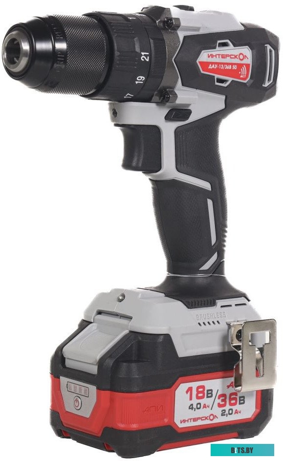 850.2.2.70 Интерскол ДАУ-13/36В 50 850.2.2.70 (с 2-мя АКБ, кейс)