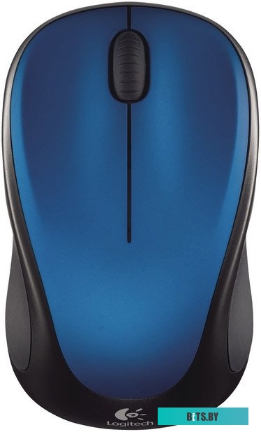 Мышь Logitech M235 синий/черный оптическая (1000dpi) беспроводная USB для ноутбука (2but) 910-007131
