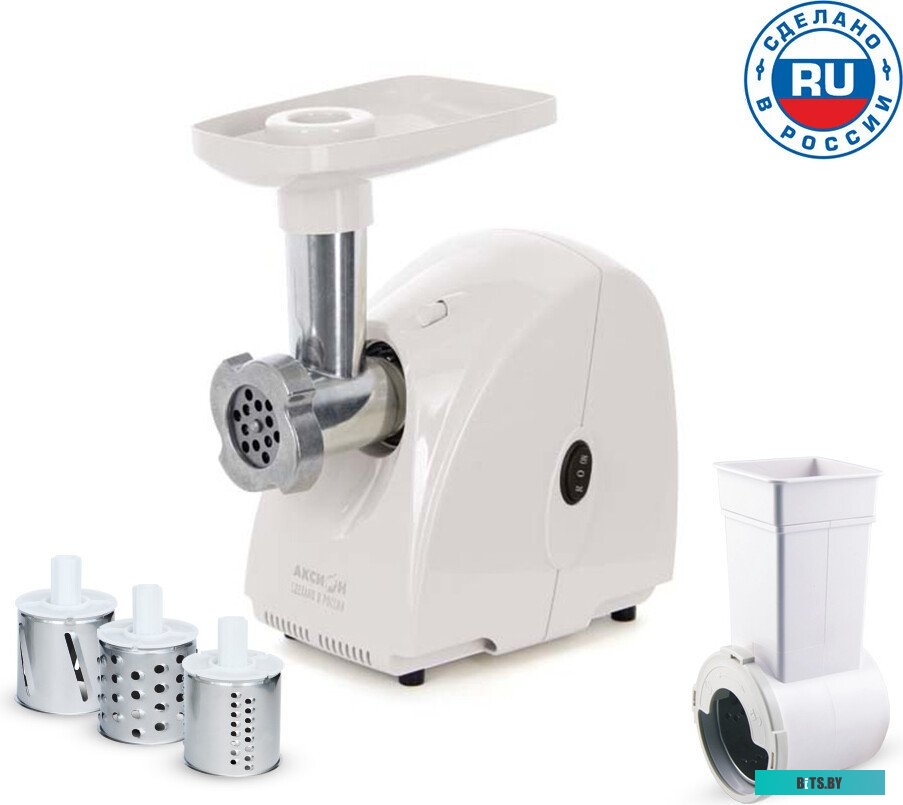 М31.03 Мясорубка АКСИОН М31.03,  белый