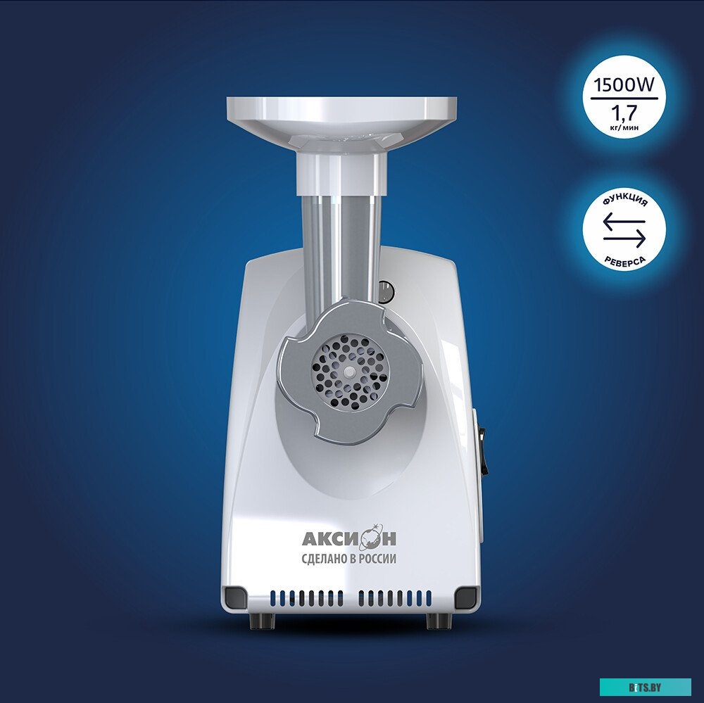 М31.03 Мясорубка АКСИОН М31.03,  белый
