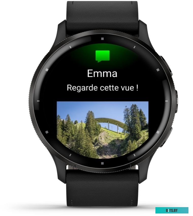 010-02784-52 Garmin Venu 3 (черный, с кожаным ремешком)