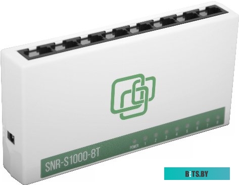 Коммутатор SNR SNR-S1000-8T неуправляемый SNR-S1000-8T