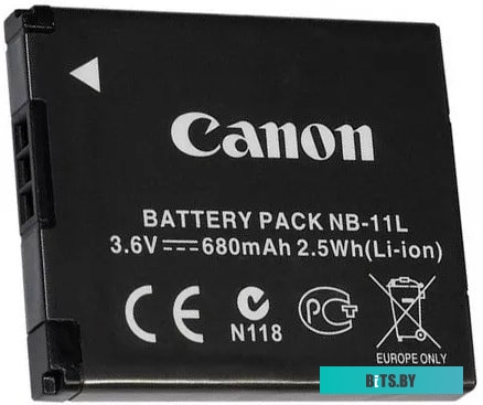 Аккумулятор для камеры Canon (NB-11L) PowerShot A2500, A3500, PowerShot SX410 IS, ELPH 115 IS, 130 IS, Digital IXUS 132 (900mAh), OEM