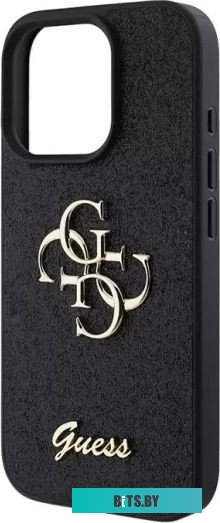GUHCP16LHG4SGK Guess Fixed Glitters 4G Big metal logo для iPhone 16 Pro GUHCP16LHG4SGK