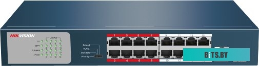 Неуправляемый коммутатор Hikvision DS-3E0318P-E/M