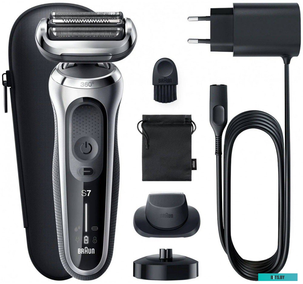 71-S4200CS Электробритва Braun Series 7 71-S4200cs,  черный и серебристый