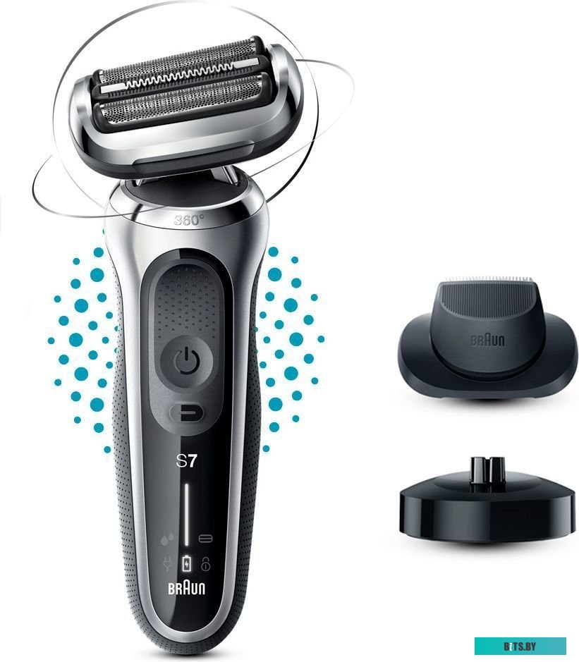 71-S4200CS Электробритва Braun Series 7 71-S4200cs,  черный и серебристый