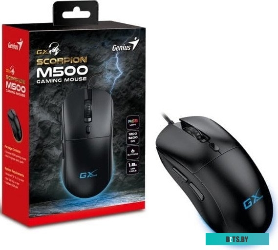 31040011400 Genius Scorpion M500 (черный)
