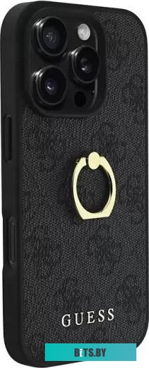 GUHCP16L4GMRGR Guess PU 4G + Ring для iPhone 16 Pro GUHCP16L4GMRGR