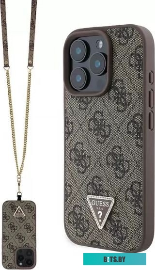 GUHCP16LP4TDSCPW Guess Crossbody PU 4G Triangle Diamond logo для iPhone 16 Pro GUHCP16LP4TDSCPW