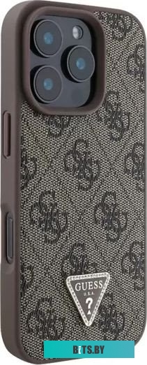 GUHCP16LP4TDSCPW Guess Crossbody PU 4G Triangle Diamond logo для iPhone 16 Pro GUHCP16LP4TDSCPW