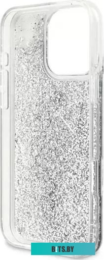 GUHCP16LGLHFLSI Guess Liquid Glitter для iPhone 16 Pro GUHCP16LGLHFLSI