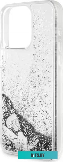 GUHCP16LGLHFLSI Guess Liquid Glitter для iPhone 16 Pro GUHCP16LGLHFLSI